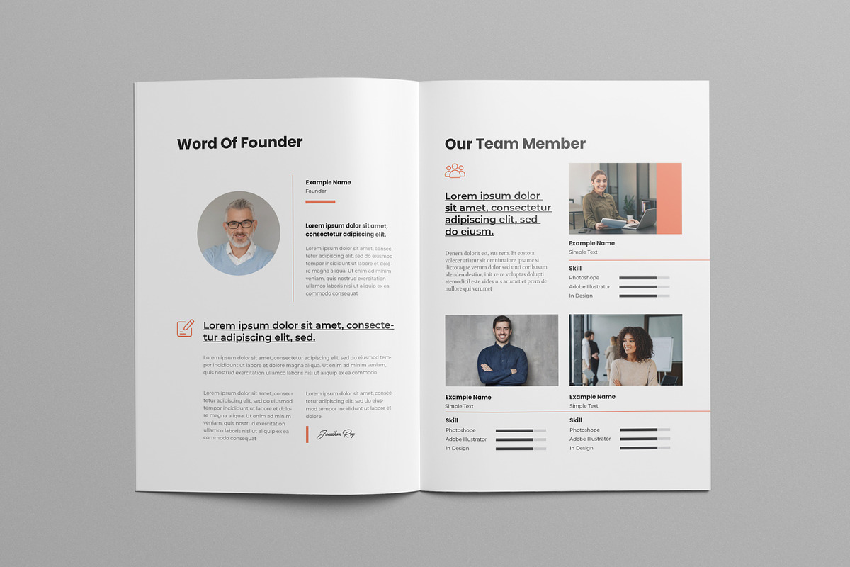 Business Plan Template, a Brochure Template by Pixelpick