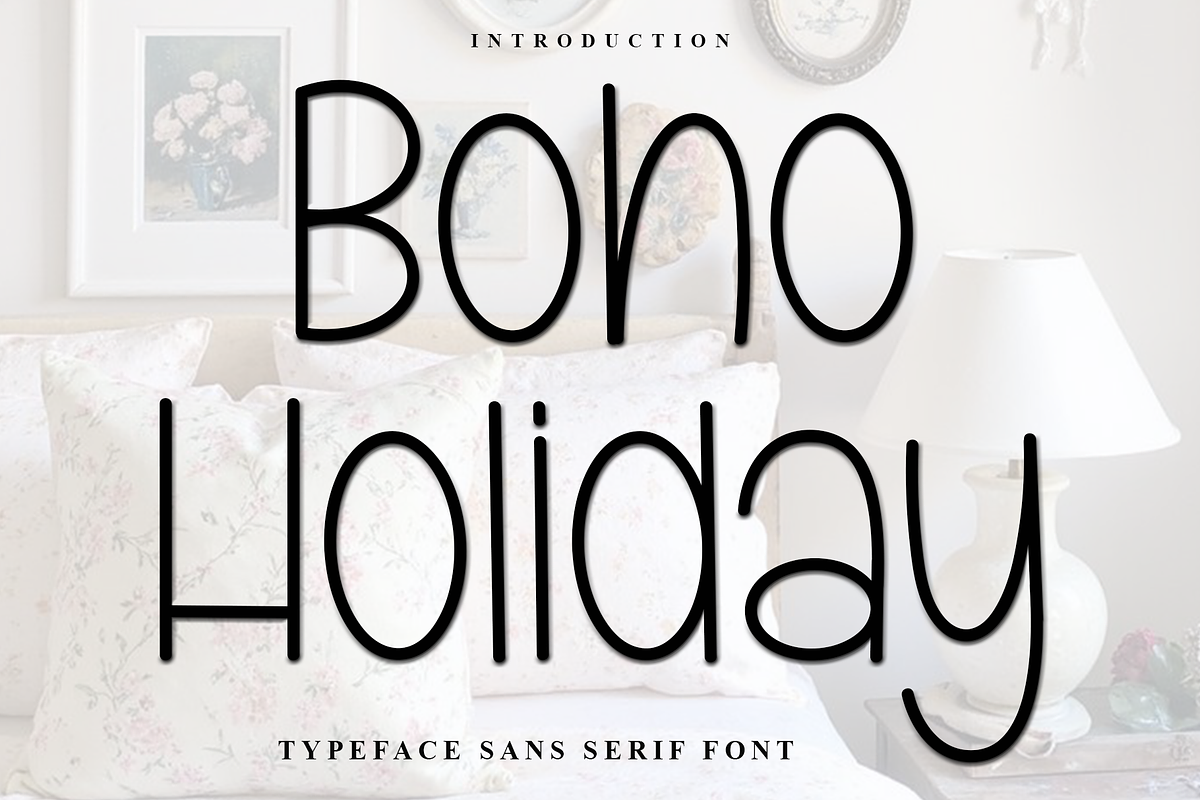 Boho Holiday, a Sans Serif Font by FreshTypeINK (Photo 1 of 7)