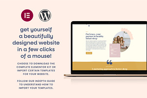 Sleep Coaching Elementor Template