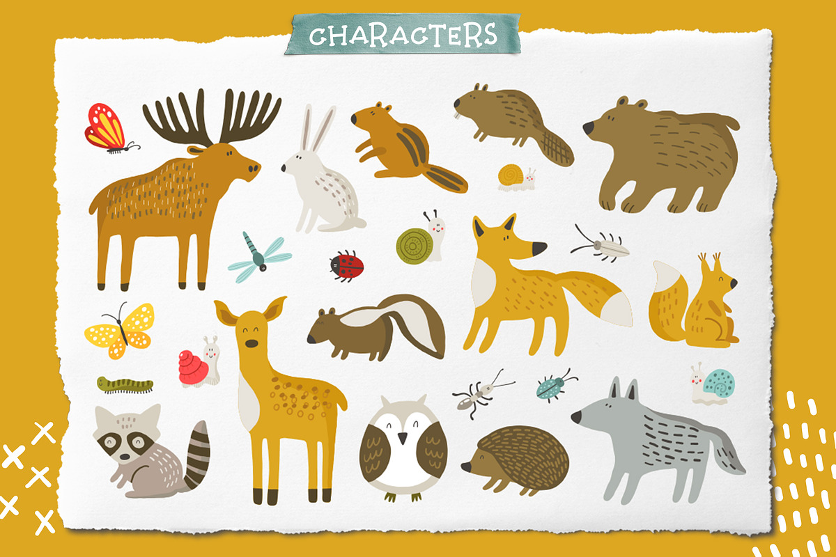 Forest animals collection, a Graphic by Murvin (Photo 2 of 11)
