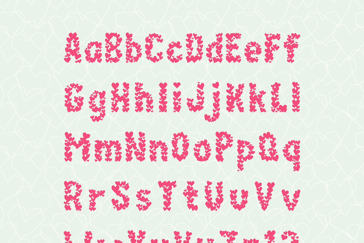 Paper Hearts Font preview 5