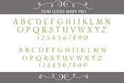 Sale-Dom Loves Mary Text Font, a Script Font by Debi Sementelli (Thumbnail 2 of 2)