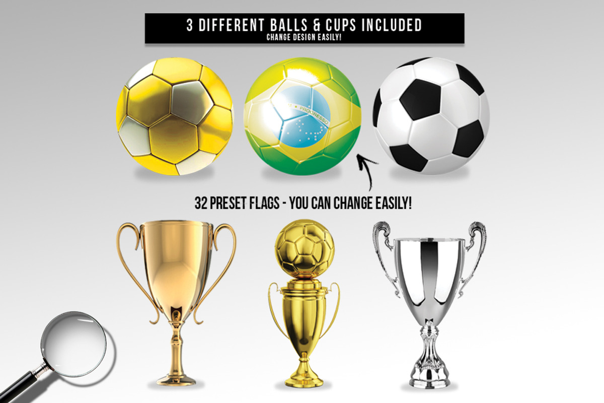 Soccer World Cup 2022 | 2in1 Flyer, a Flyer Template by GIGA-TEMPLATE (Photo 7 of 9)