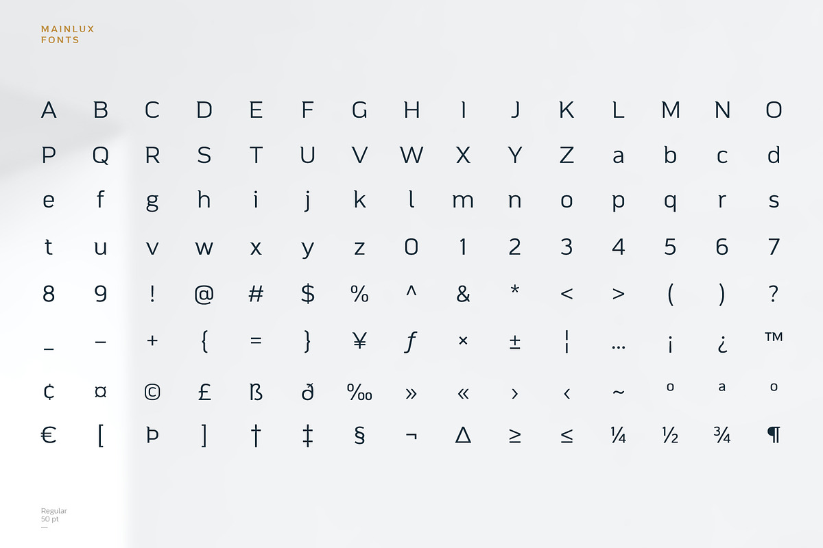 Mainlux Font, a Sans Serif Font by Digitype Studio (Photo 3 of 10)
