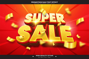 Super Sale Editable Text Effect V4