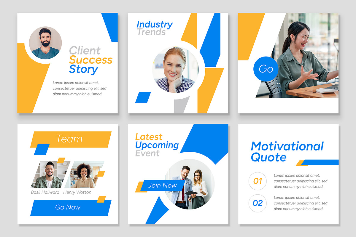 Corporate Social Media Post Template, an UI Kit Template by CreativeShaper (Photo 2 of 3)