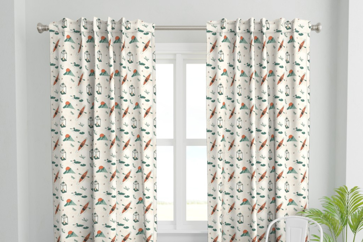Lake Day Seamless Repeat Pattern, a Pattern Graphic by Forest Lily (Photo 10 of 11)