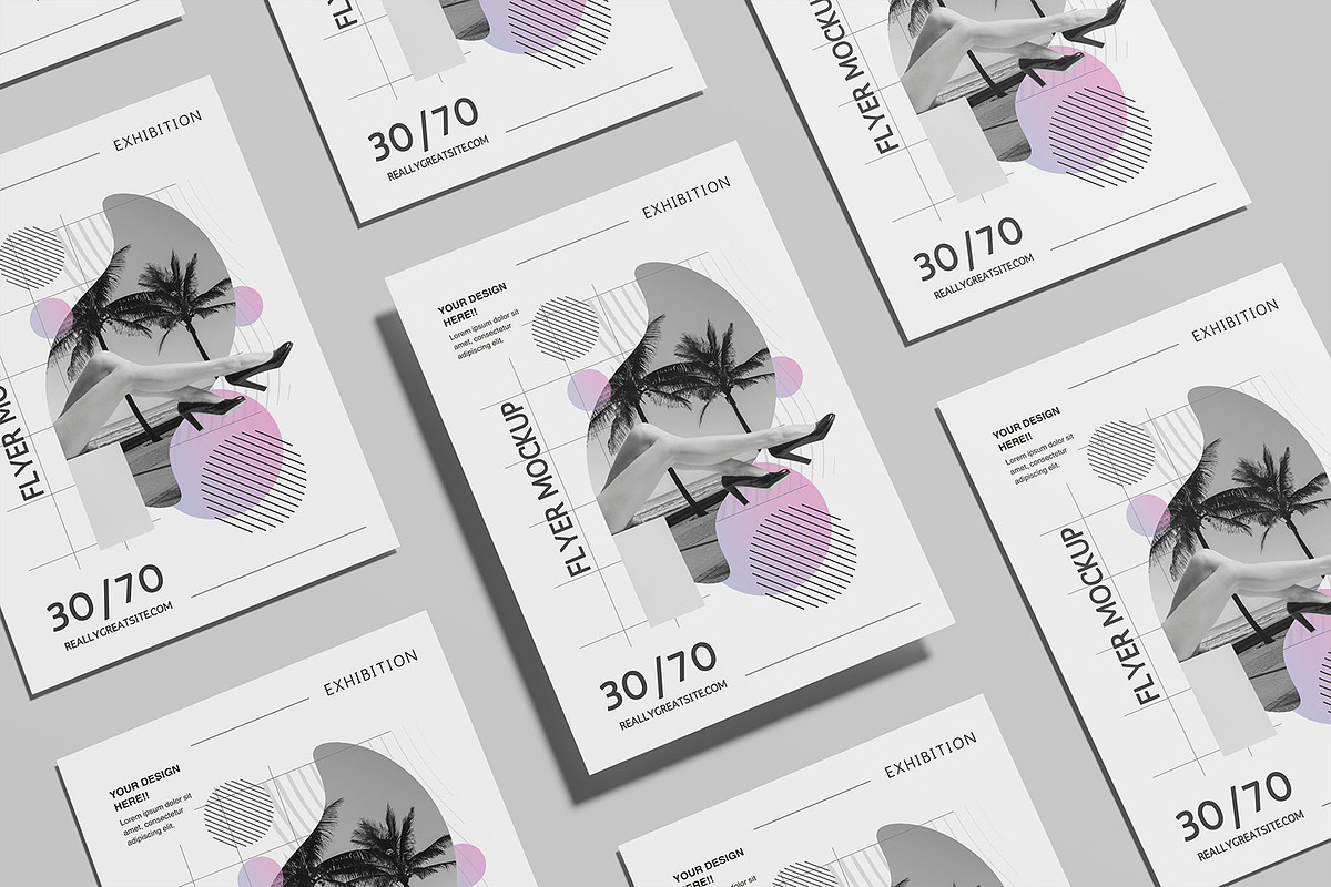 A4 Flyer Mockup, a Product Mockup by ZifaraDesign (Photo 3 of 11)