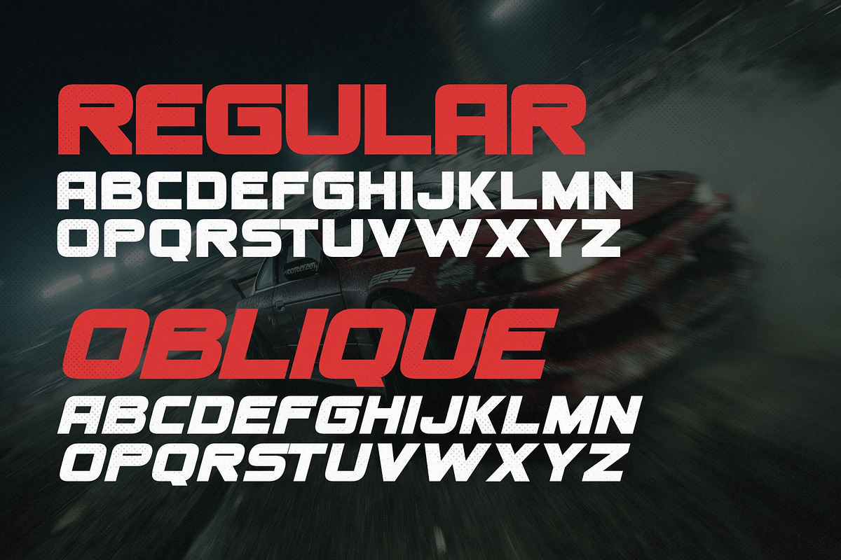 Horizon Drift - Sporty Race Font, a Sans Serif Font by HipFonts (Photo 8 of 10)