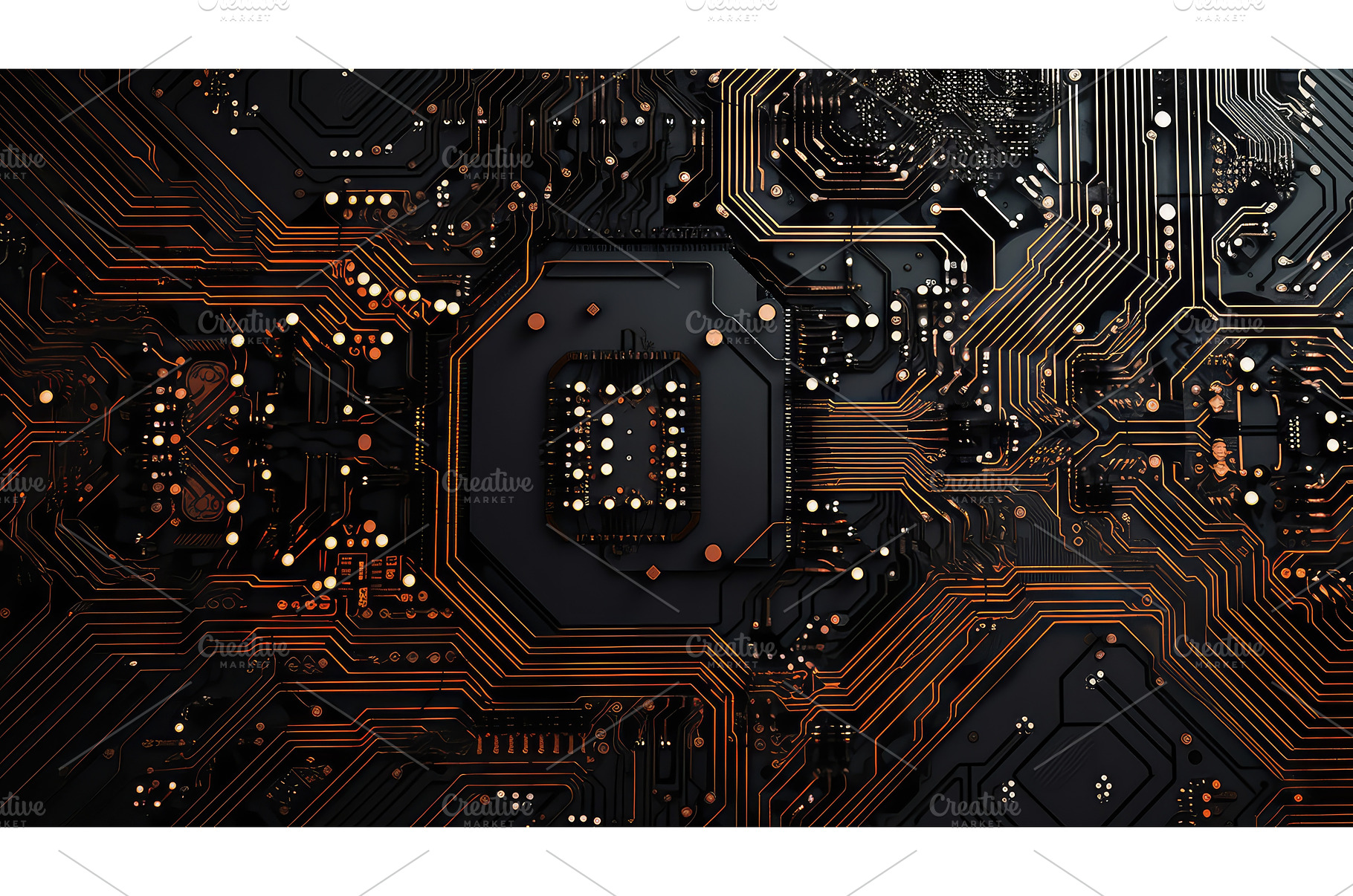 modern illustration tech background, an Abstract Photo by pikepicture