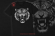 10 Bundle Dark Art Tiger Beast Wild, an Animal Illustration by Morspective (Thumbnail 2 of 7)