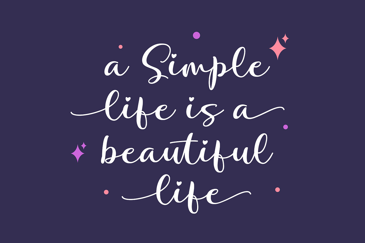 Botigood Script Fonts, a Script Font by Siwox Studios (Photo 2 of 8)