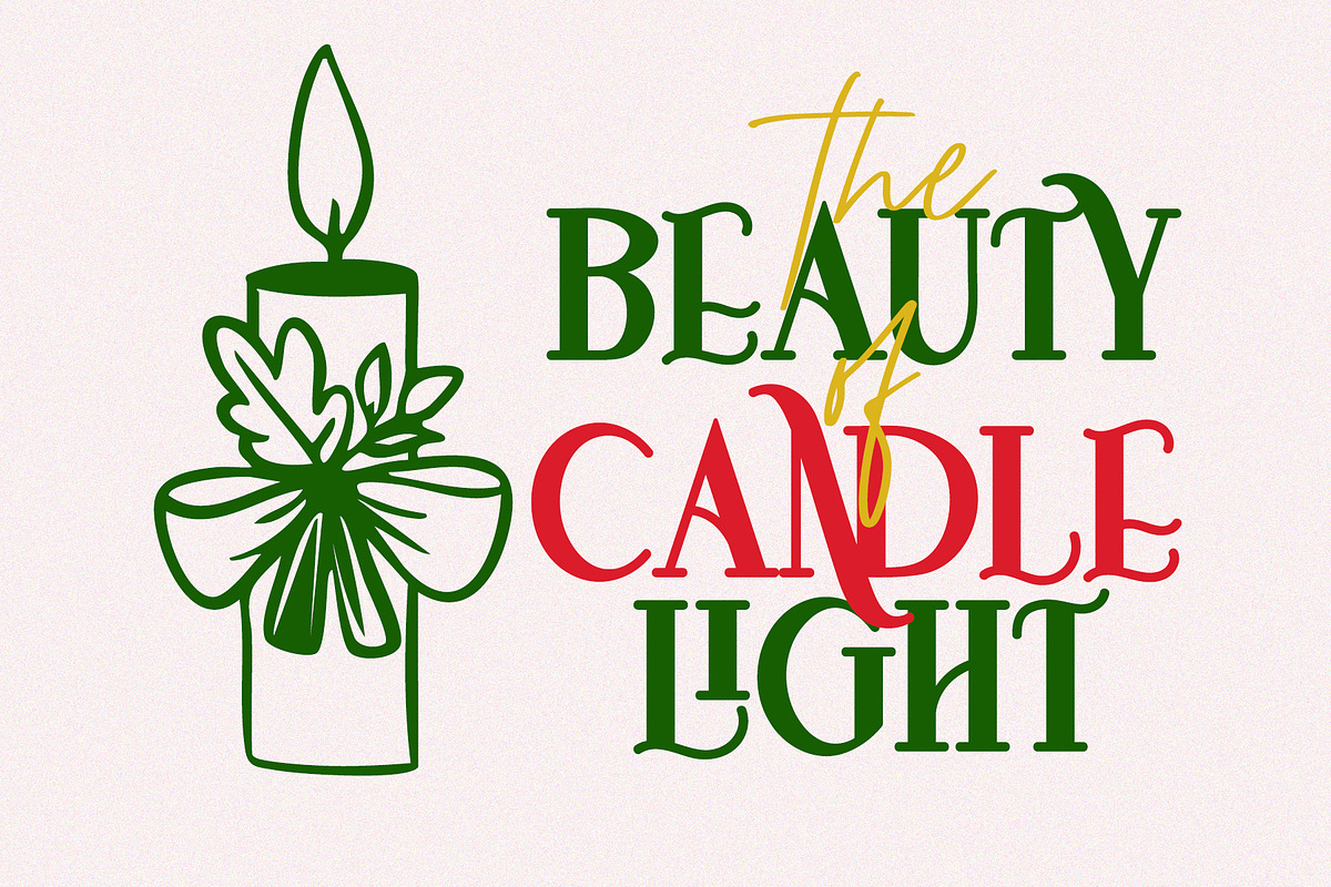 Awesome Christmas Display Serif Font, a Serif Font by Airotype (Photo 3 of 12)