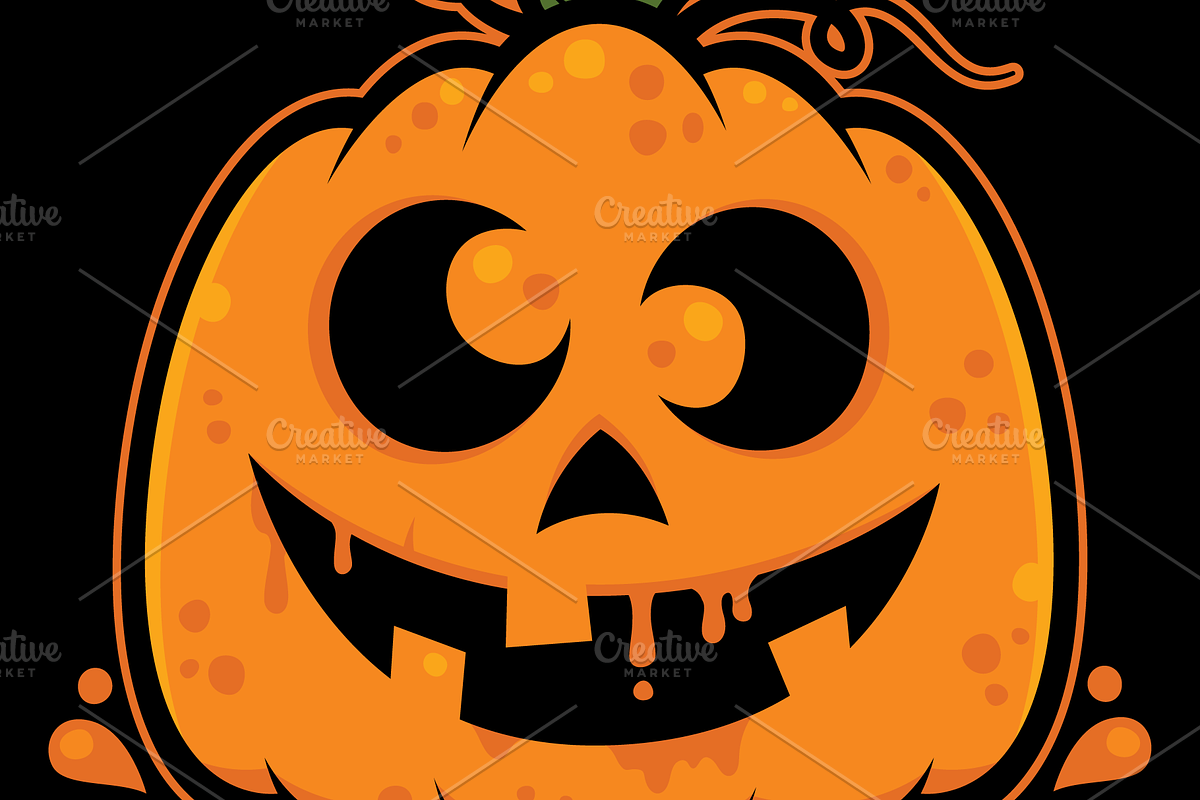 Let's Get Smashed Halloween Pumpkin, a Seasonal Illustration by Schwegel Illustration (Photo 2 of 3)