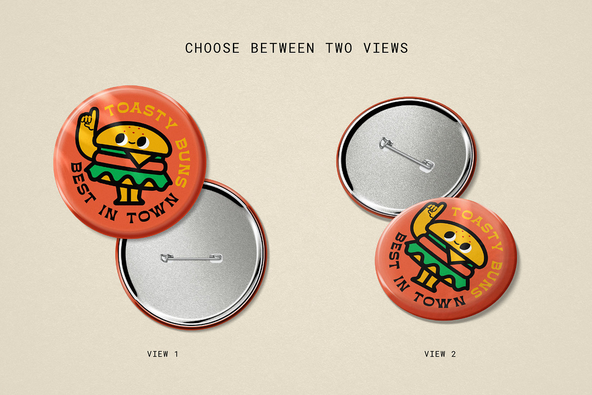 Custom Shape Badge Creator, a Merchandise Mockup by mockstar (Photo 4 of 6)