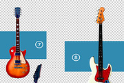 9 Guitars -Basso, Electric, Acoustic, an Object Graphic by Illusiongraphic (Thumbnail 4 of 4)