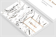 White Marble + Copper Business Card, a Business Card Template by Human-made. Made to feel. (Thumbnail 2 of 4)