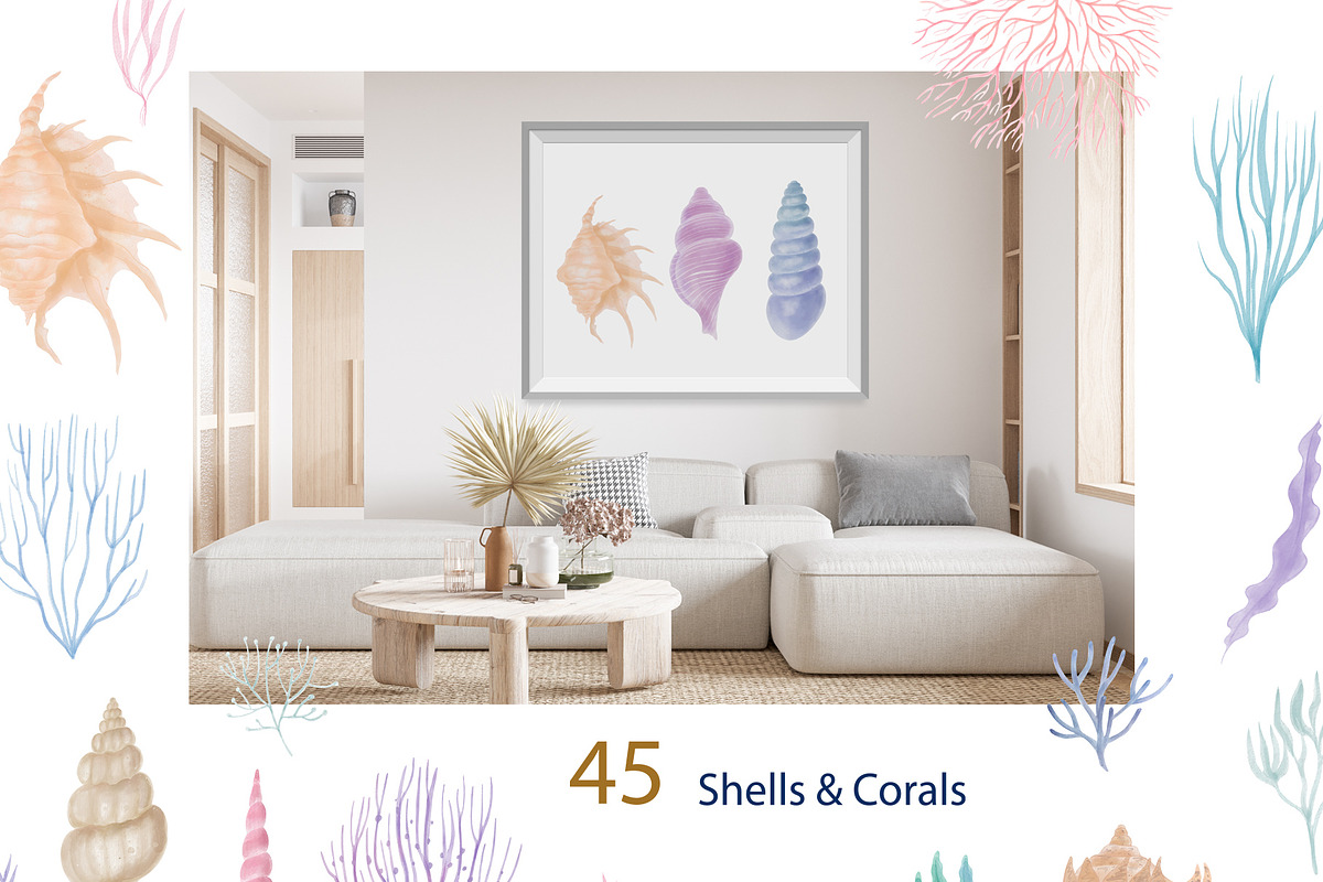 Ocean Life, a Pattern Graphic by mila_leev (Photo 3 of 14)