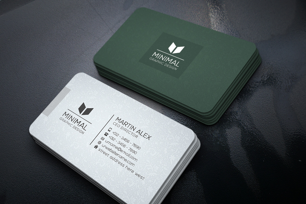 Minimal Business Card, a Business Card Template by Creative_Arts (Photo 5 of 6)