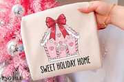 Sweet Holiday Home Gingerbread PNG, a Seasonal Illustration by CrexoraLab (Thumbnail 1 of 4)