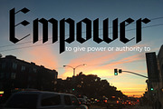 Becristica Blackletter Font, a Blackletter Font by Becris (Thumbnail 3 of 6)