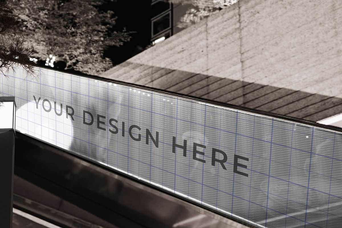 Outdoor Poster and Billboard Mockup, an Advertising Mockup by Tahtagraphic (Photo 5 of 5)