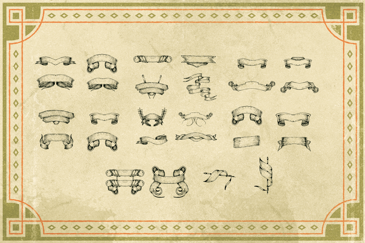 42 Badges & ribbon preview 4
