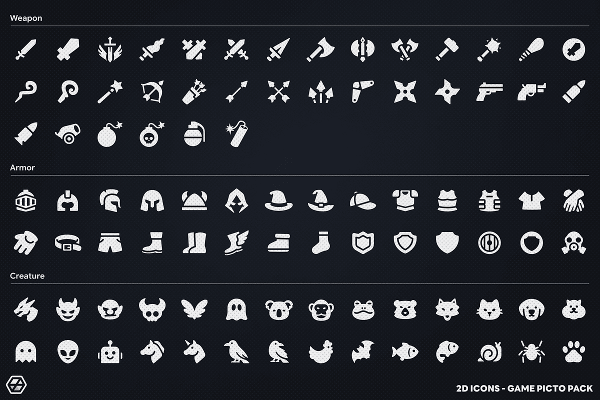 2D Icons - Game Picto Pack, a Solid Icon by LAYERLAB (Photo 3 of 12)