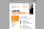 Resume Template, a Resume Template by MightyDesign (Thumbnail 4 of 8)