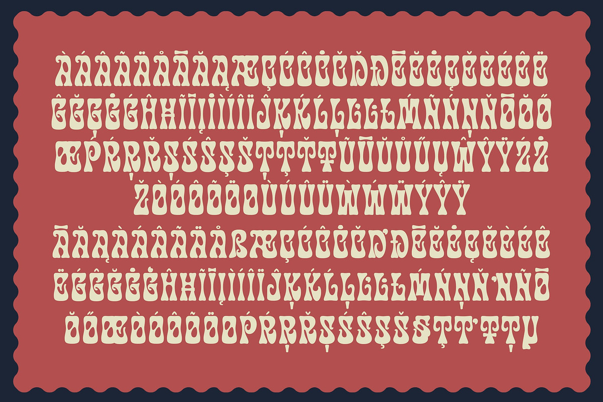 Disco Paradise – a Psychedelic Font, a Slab Serif Font by Blankids Studio (Photo 10 of 10)