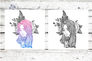 tattoo poster, a Person Illustration by Vavavka (Thumbnail 8 of 8)