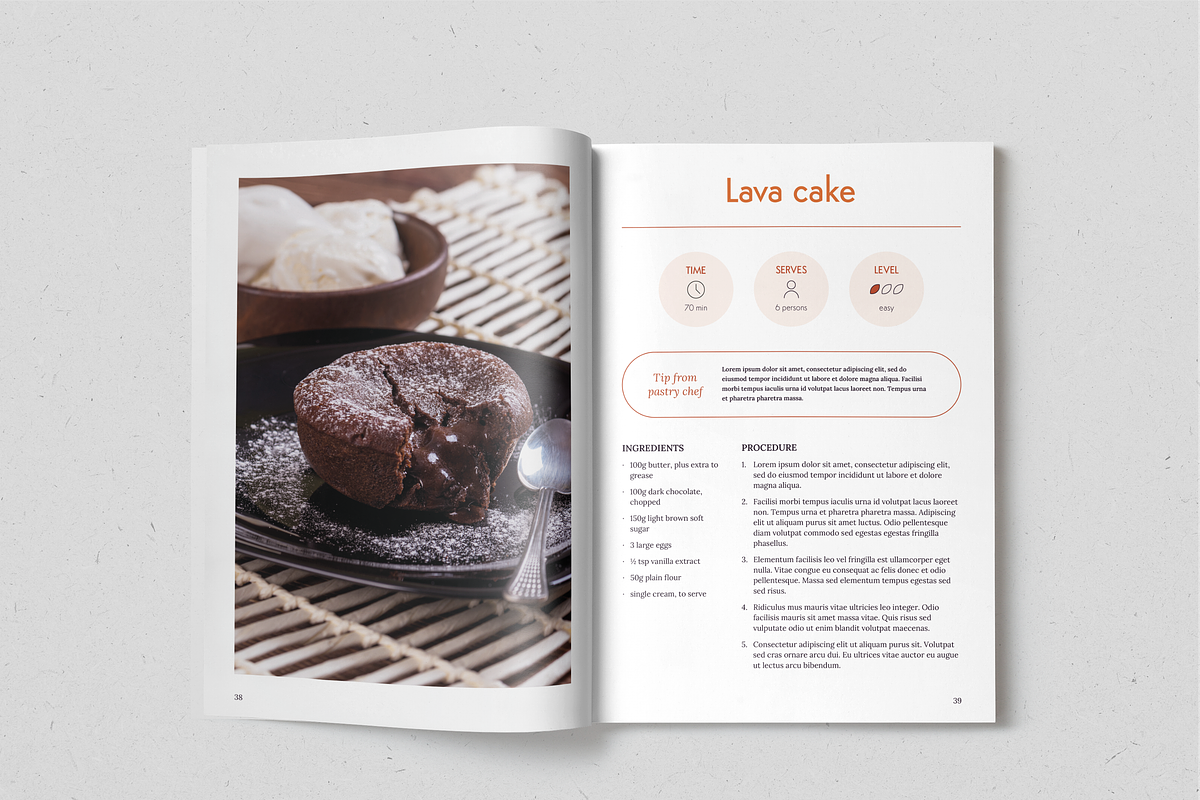 Chocolatier Recipe Book, a Print Template by SonaGeciova (Photo 21 of 25)