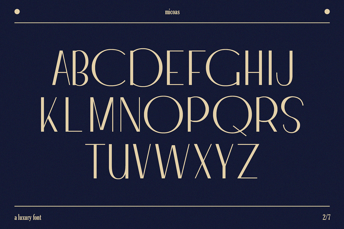 Micoas Sans Serif Display Font, a Sans Serif Font by Maulana Creative (Photo 7 of 7)