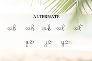 Holiday | Script Font, a Handwritten Font by Scratchones (Thumbnail 8 of 9)