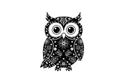 Cute Owl Silhouette Bundle, an Illustration by yasushie (Thumbnail 21 of 31)