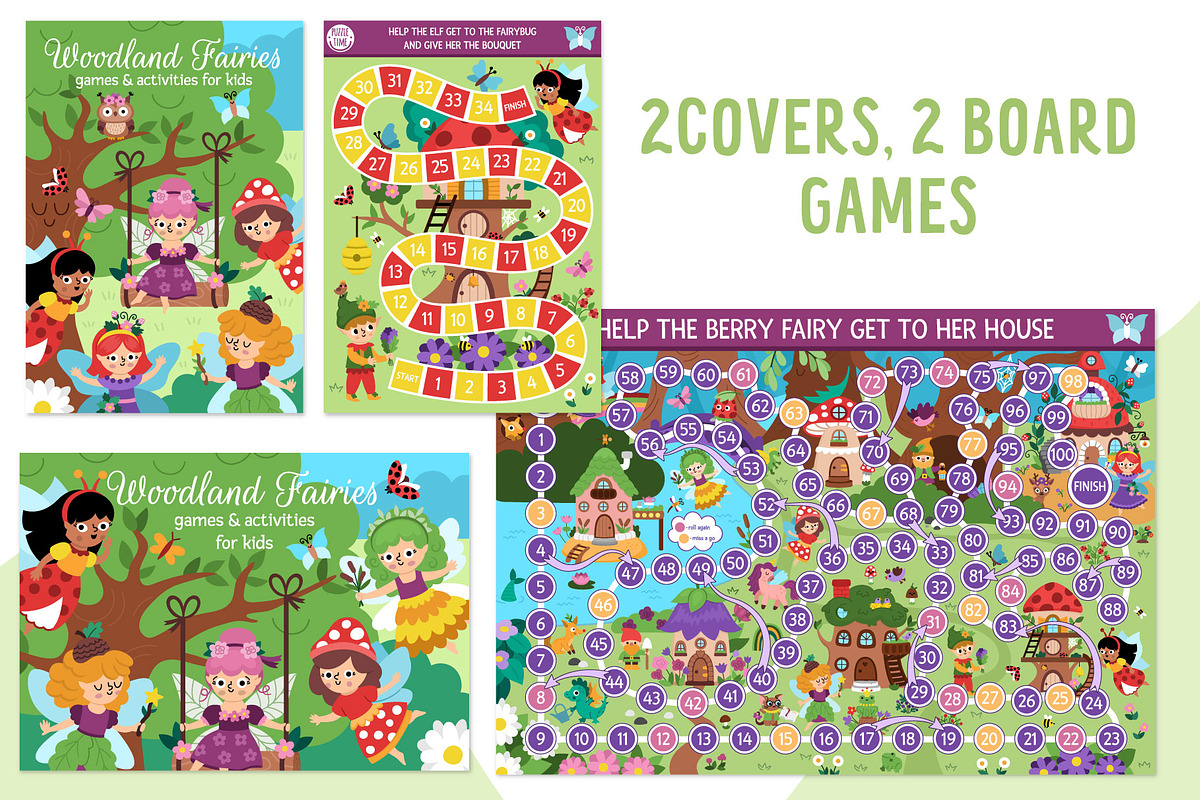 Woodland Fairy games for kids, an Education Illustration by Lexi Claus (Photo 2 of 14)