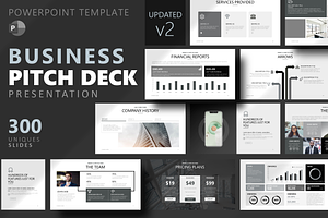 Business Pitch Deck PPTX Template