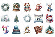 Cozy Winter Wonderland Collection, an Illustration by DreamPrint404 (Thumbnail 2 of 5)