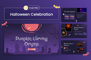 Halloween Celebration Google Slides, a Presentation Template by Antstheme