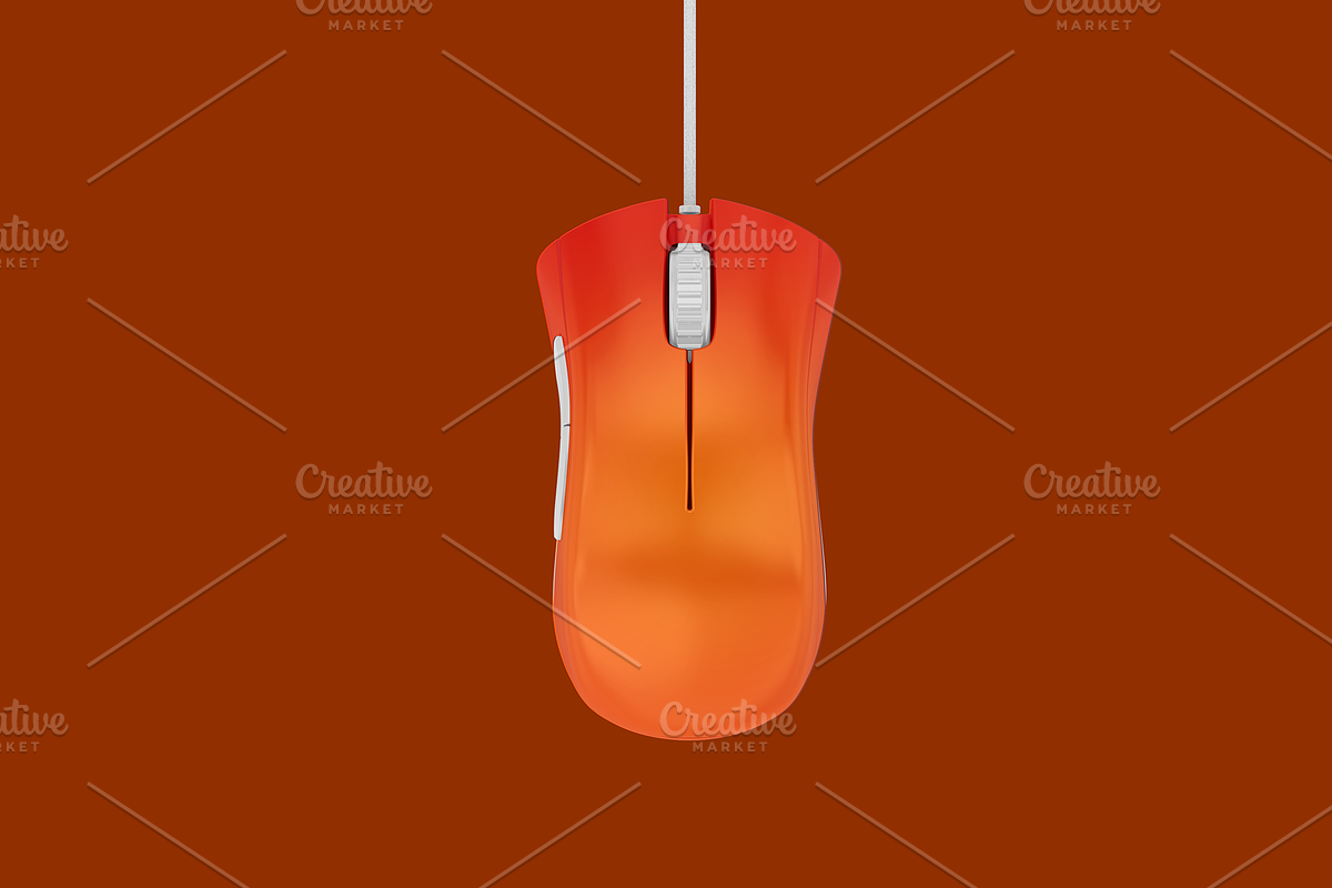 Wired Mouse Mockup, a Merchandise Mockup by Transly Graphics (Photo 3 of 3)