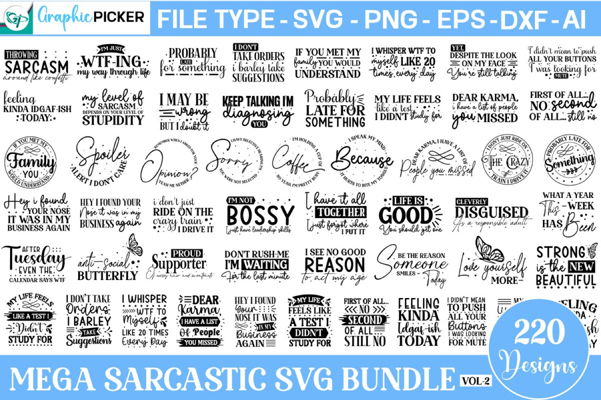 Mega SVG Bundle, 500 SVG Designs, an Object Graphic by GraphicPicker (Photo 2 of 10)