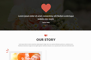 Amore: WordPress Wedding Theme