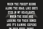 Rusty Cage, a Font by Pale Horse (Thumbnail 5 of 5)