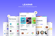 Learnr - Online Courses, an UI Kit Template by Nimart (Thumbnail 2 of 7)