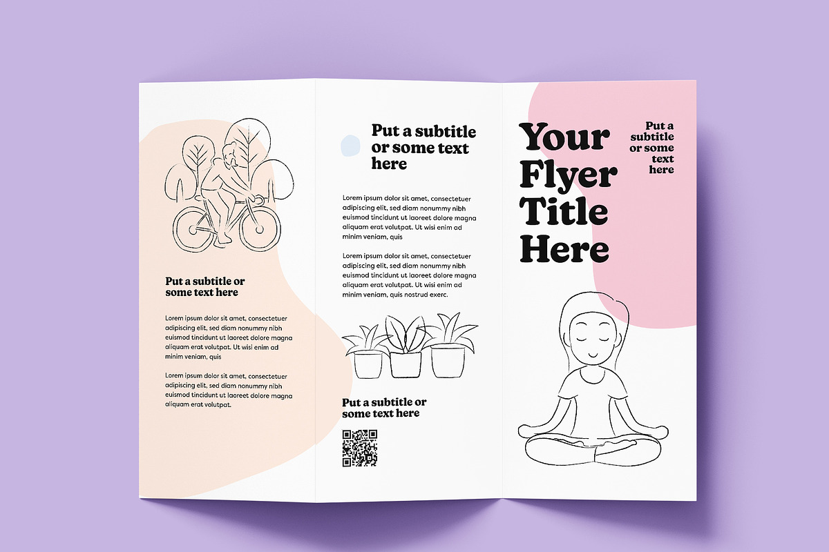 Print Trifold Flyer Layout Template, a Flyer Template by tomsarraipodesign (Photo 2 of 2)