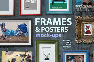Frames and poster mock-ups