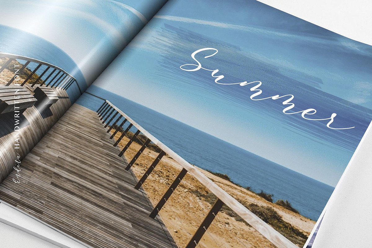 Endita Handwritten Font and Extras preview 3