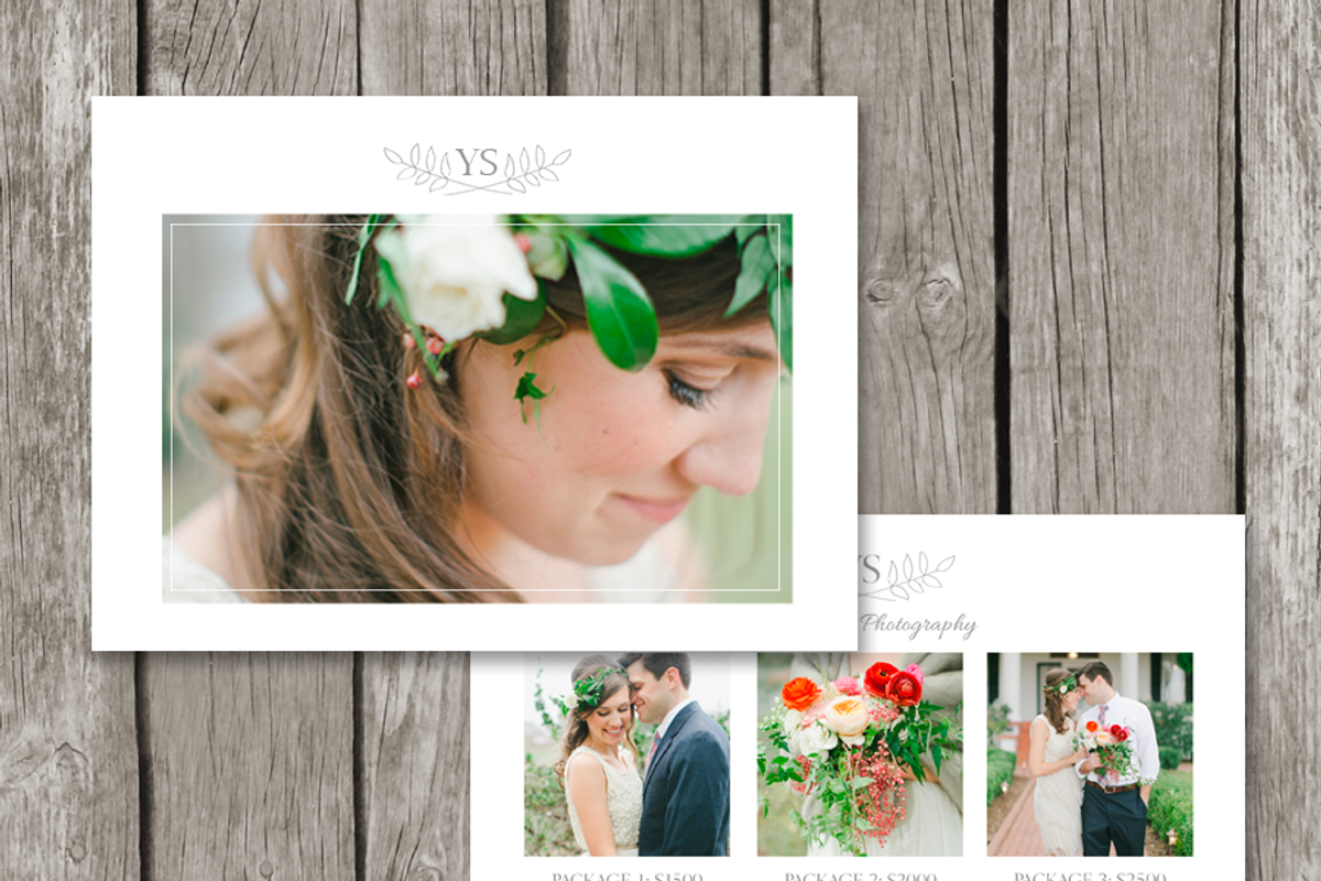 Photography Price Guide Template, a Flyer Template by Stillbrook Designs (Photo 1 of 3)