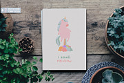 Pink unicorn sticker pack, an Icon by WalnutBird (Thumbnail 3 of 4)