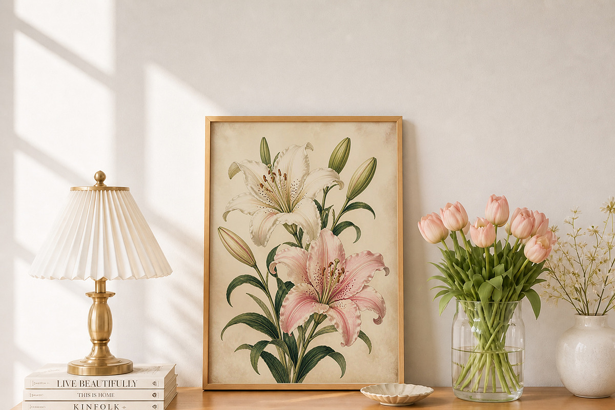 Vintage Botanical Wall Art Bundle, a Decorative Illustration by elfy creative (Photo 29 of 37)